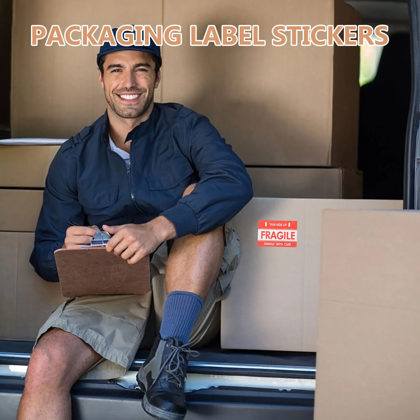 

Transportation Warning Stickers Fragile Shipping Caution Label Decals Packaging