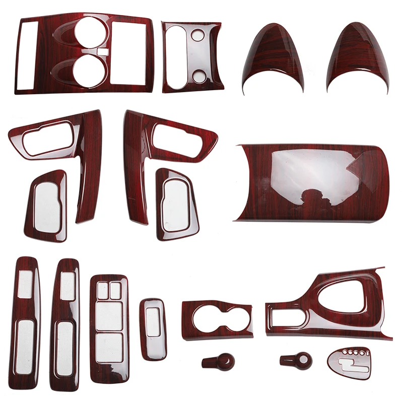 Carbon Fiber Car Interior Accessories For Nissan Qashqai 2008-2015 Gear Panel Window Lifter Switch Kit Dashboard Cover Refit