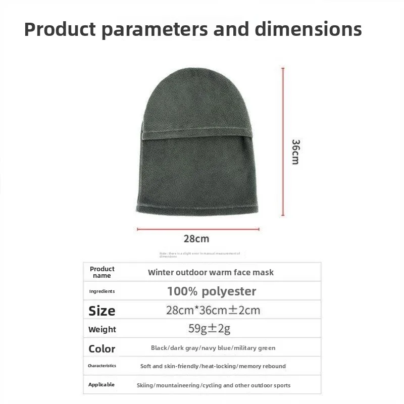 Special Ne Warmer Face ield for Ws Motorcycle Dust Proof Heat Insulation Anti Wind Hat ex Protective Equipment