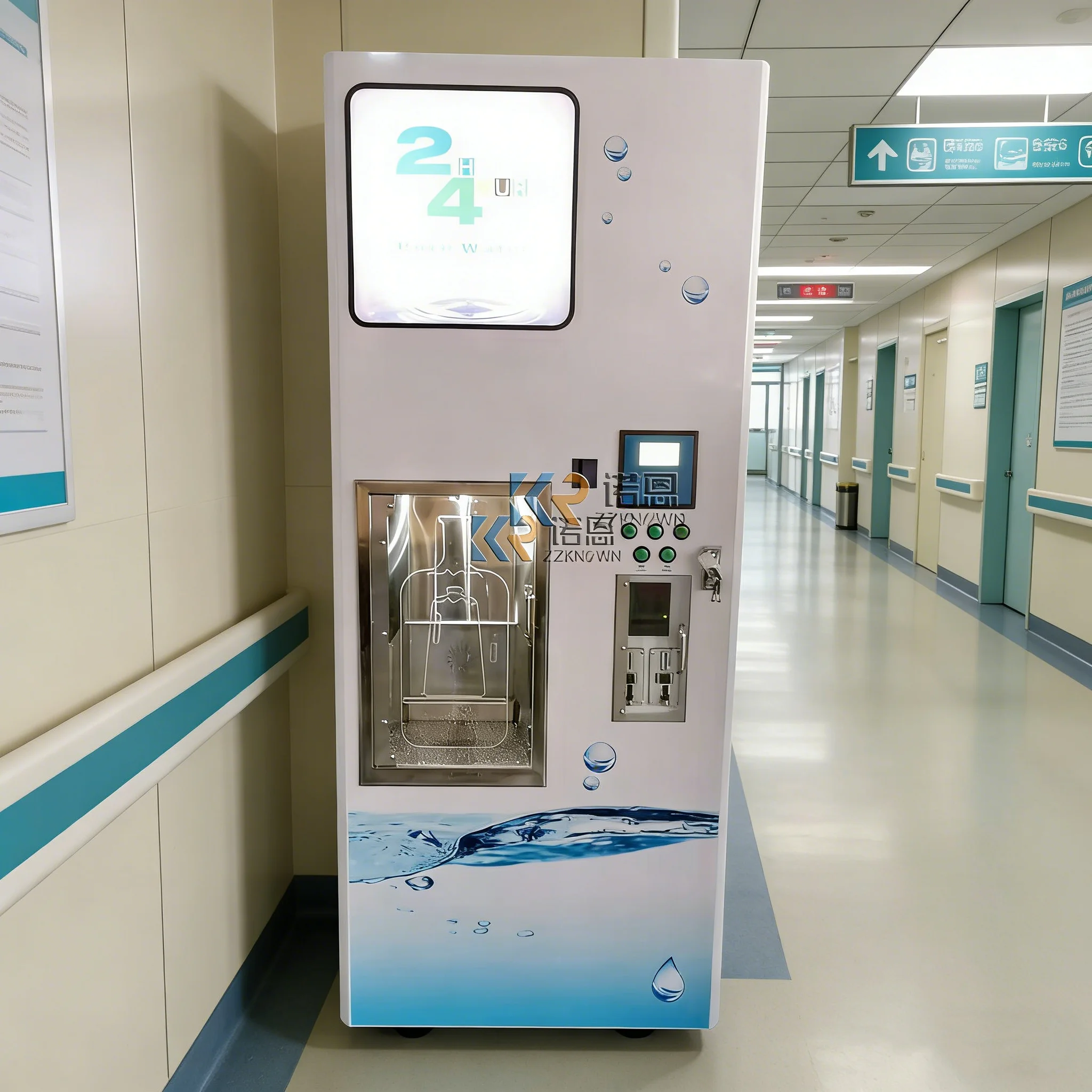 Water Wending Machine ,Automatic Water Vending Machine for Sale Purified Water,Support Coin Insertion,Support Card Swiping