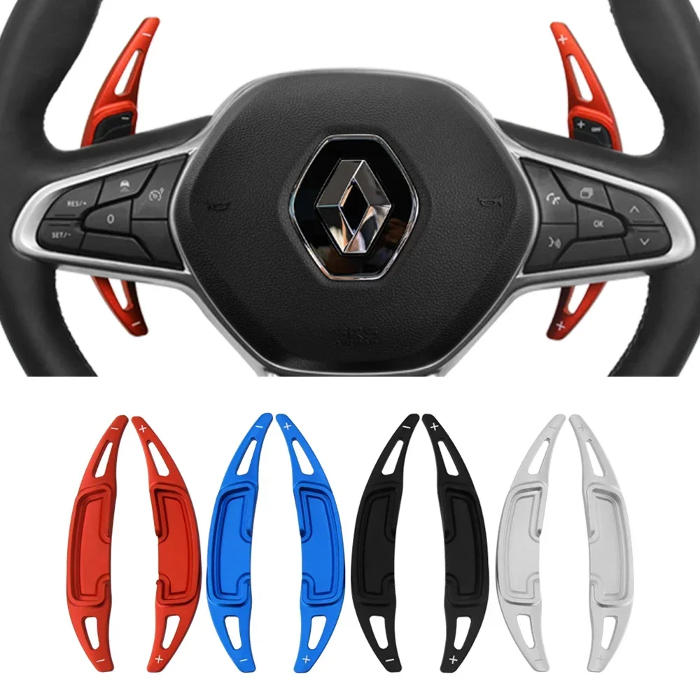 For Renault Clio V Captur II Arkana Intens R.S. Line 2020 2021 2022 2023 Car Steering Wheel DSG Paddle Shift Extension Stickers