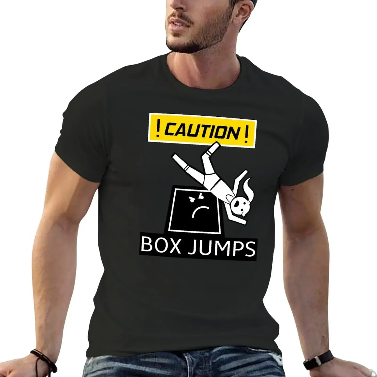 Fitness funny, Box jumps, gym humor, fit T-Shirt anime figures graphics anime tshirt mens t shirts casual stylish