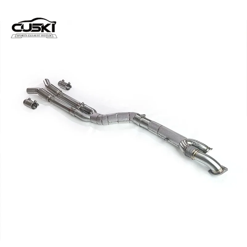 

High quality Stainless Stee Automobile Accessorie Suitable For BMW M3 M4 G82 G80 3.0T 2021-2023 Exhaust Middle Pipe