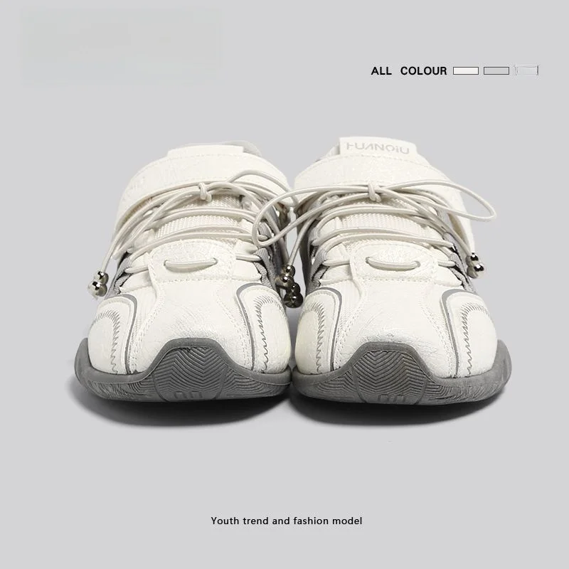 global-ballet-training-shoes-women's-casual-racing-trendy-slip-on-sneakers-summer-new-style-magic-tape-synthetic-leather