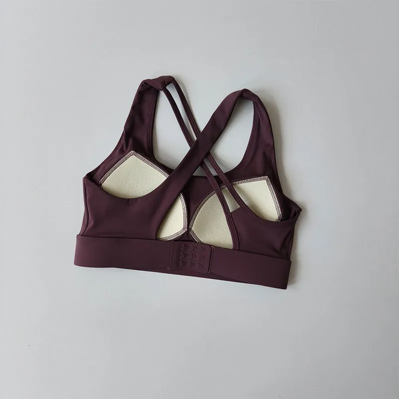 High-Intensity Sports Bra, All-In-One Shock-Proof Push-Up Running Yoga Vest, Quick-Drying Fitness Top for Women view 3