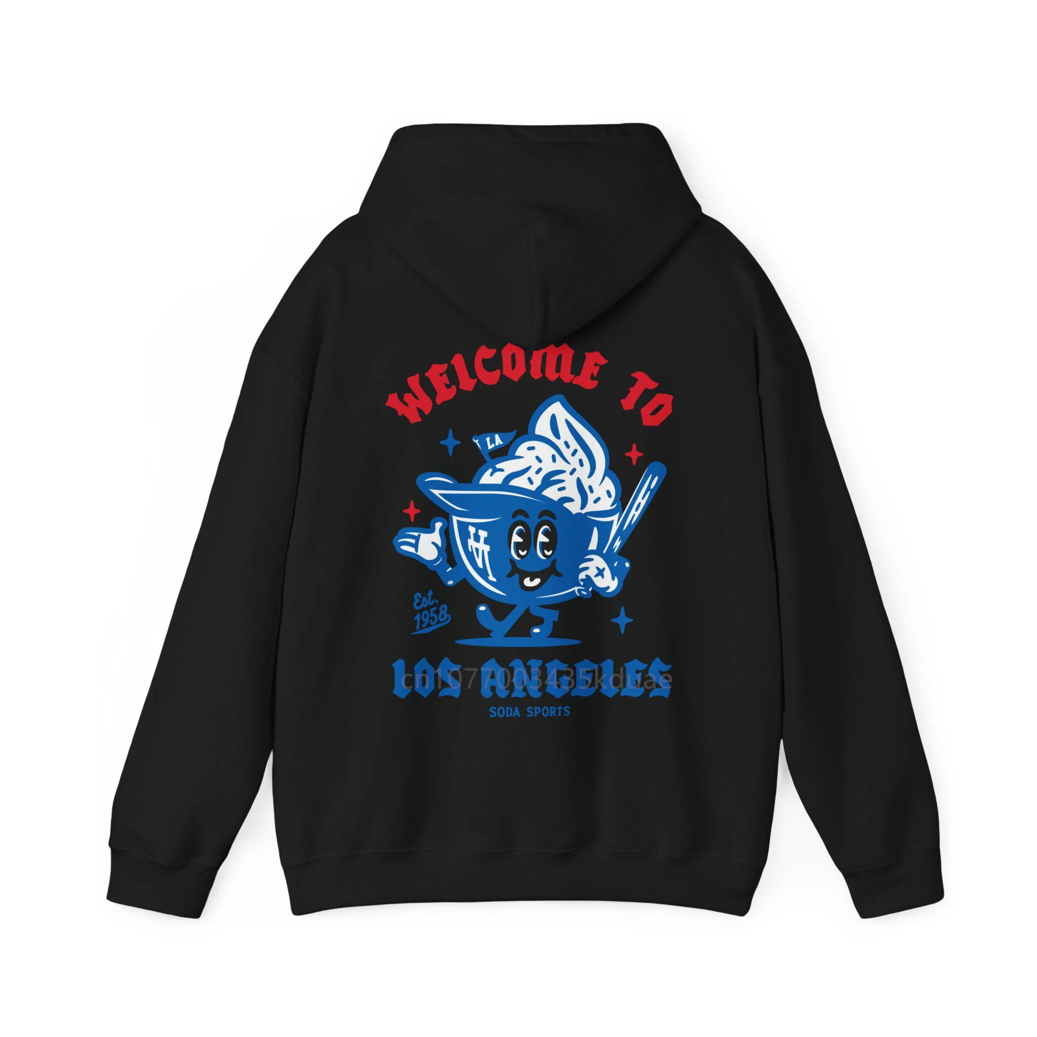 New Los Angeles Dodgers Fan Gear Casual Basketball Printed Hoodies Sweatshirt  Autumn Men Women Pullover Hooded Tops Clothing