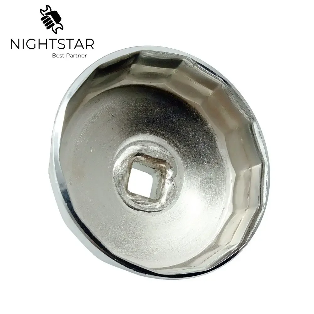 74mm 14 flute Wrench Socket Tool Heat-treated Steel For Bora BMW Oil Filter