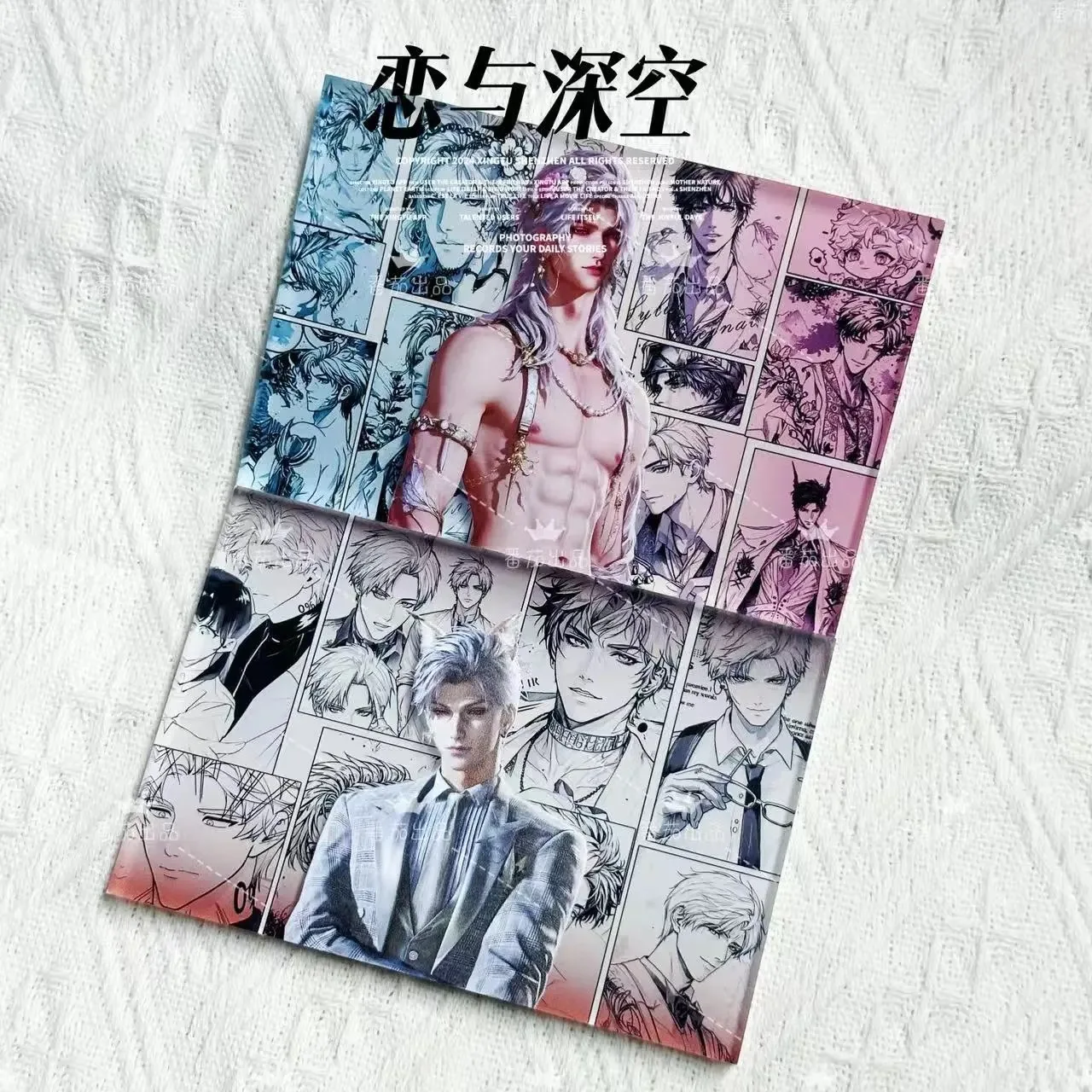 

Love and Deep Space Sylus Acrylic Brick High Transparent Acrylic Brick Decoration Birthday Brick Valley