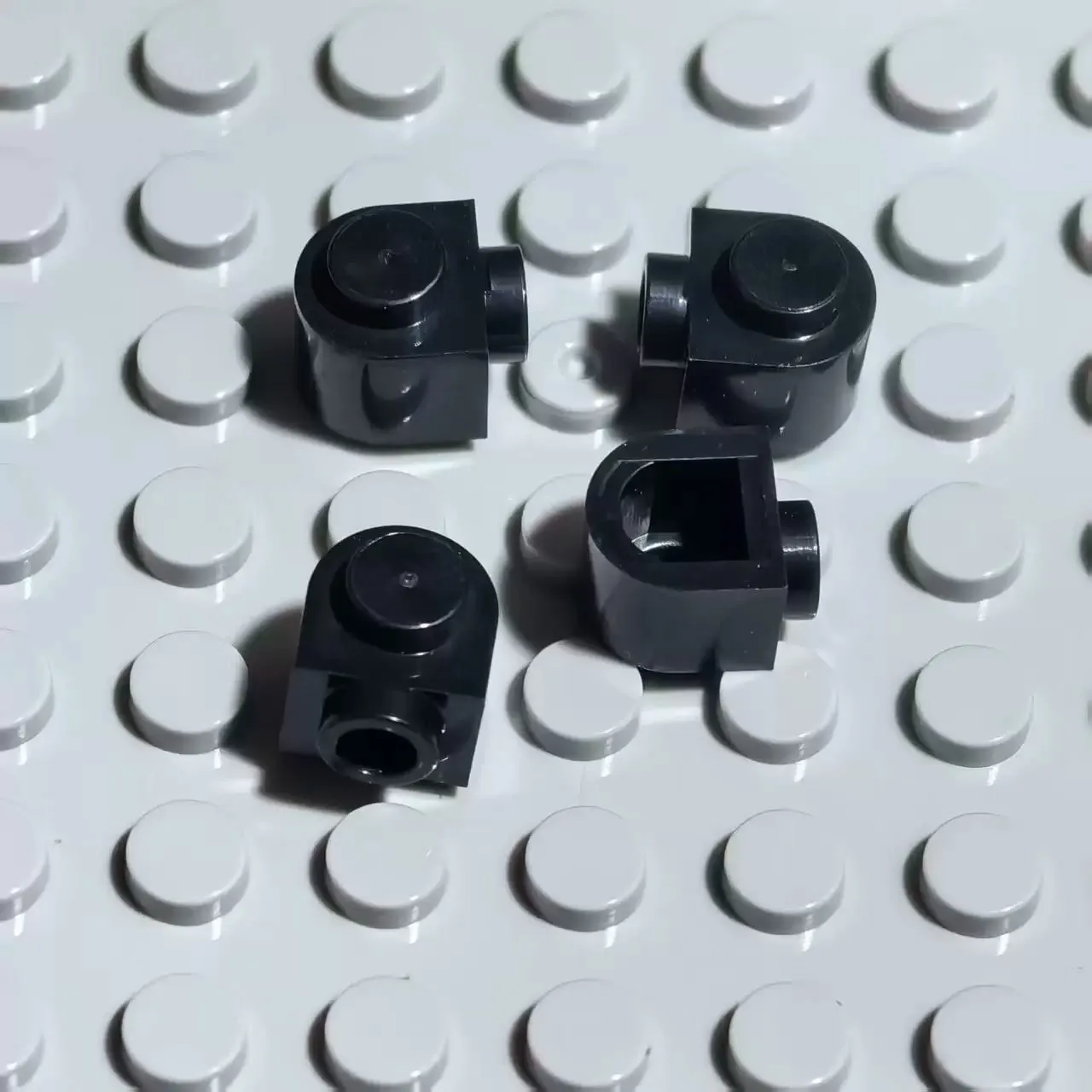 50PCS MOC Building Blocks 3386 1 X 1 X 2/3 Semi Circular with Side Studs, 86996 Board 1 X 1 X 2/3 DIY Gift Toys with Open Studs