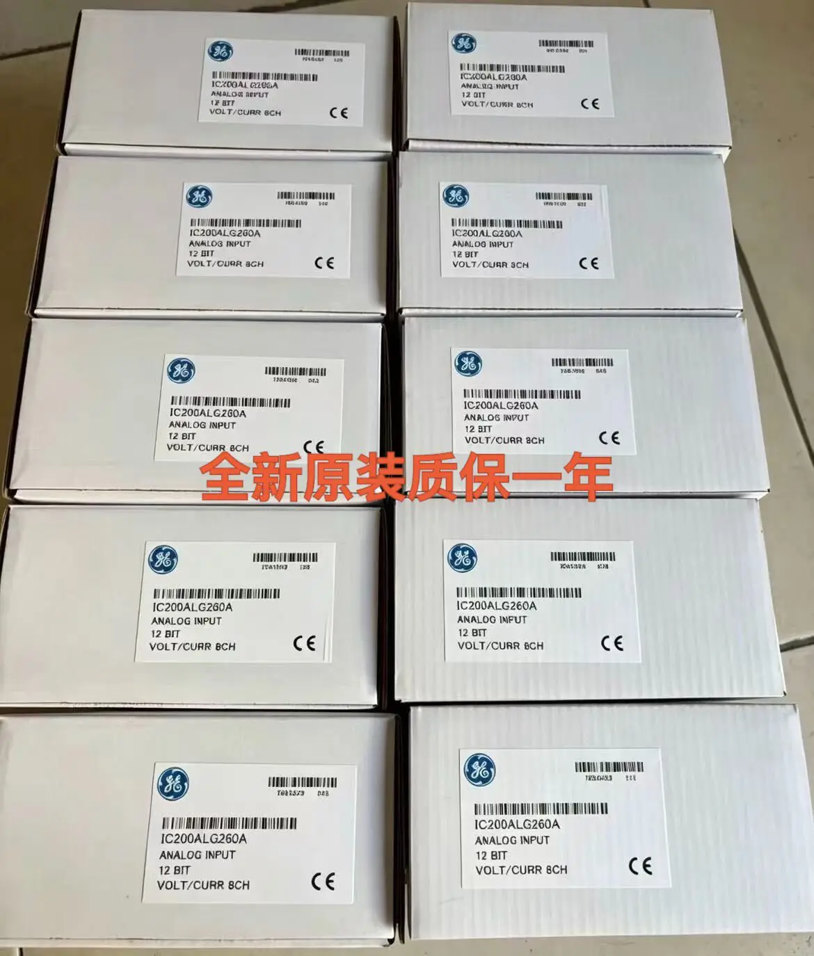 New Original GE IC200ALG260A Module, 12-bit Analog Input,