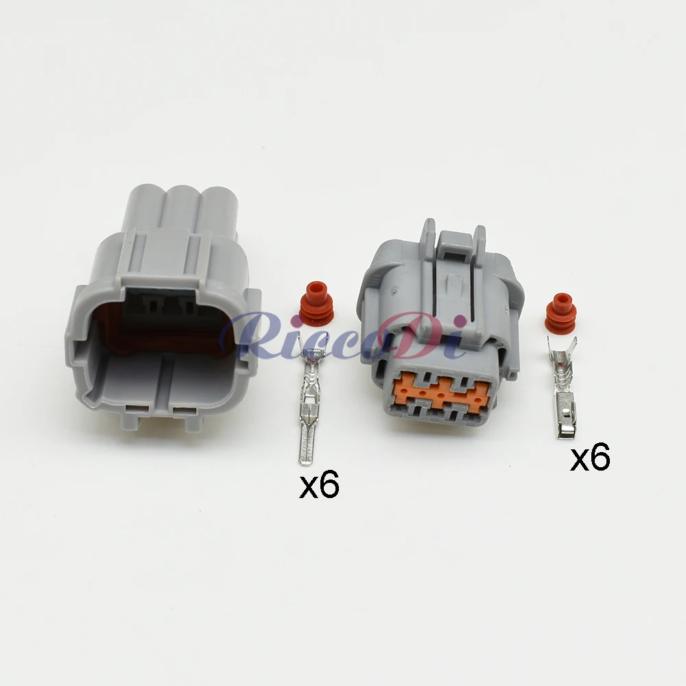 1 Set 6 Pin Sumitomo Waterproof Auto Connector Car Headlight Male