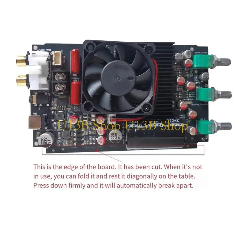 U13B TPA3255 Base 600W Mono Subwoofer Amplifier Board Featuring PurePath Clear And Low Leakage Inductors
