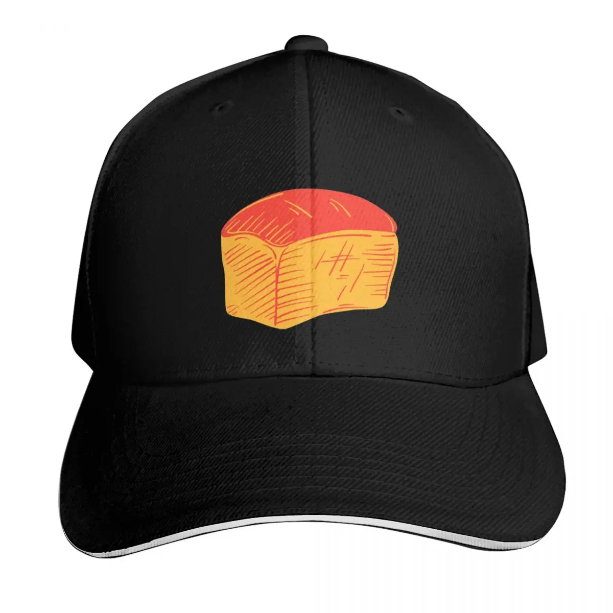 Loaf of Bread Baseball Cap Outdoor Golf Running Hiking Summer Beach Travel Streetwear Hip Hop Trendy
