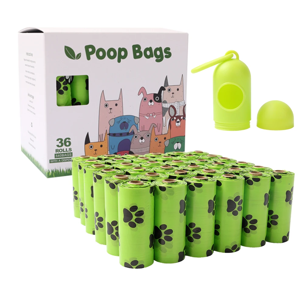 2024 New wn EPI Biodegradable Pet Garbage Bag Dog Poop Bags Dog Cleaning Supplies Products for Dogs