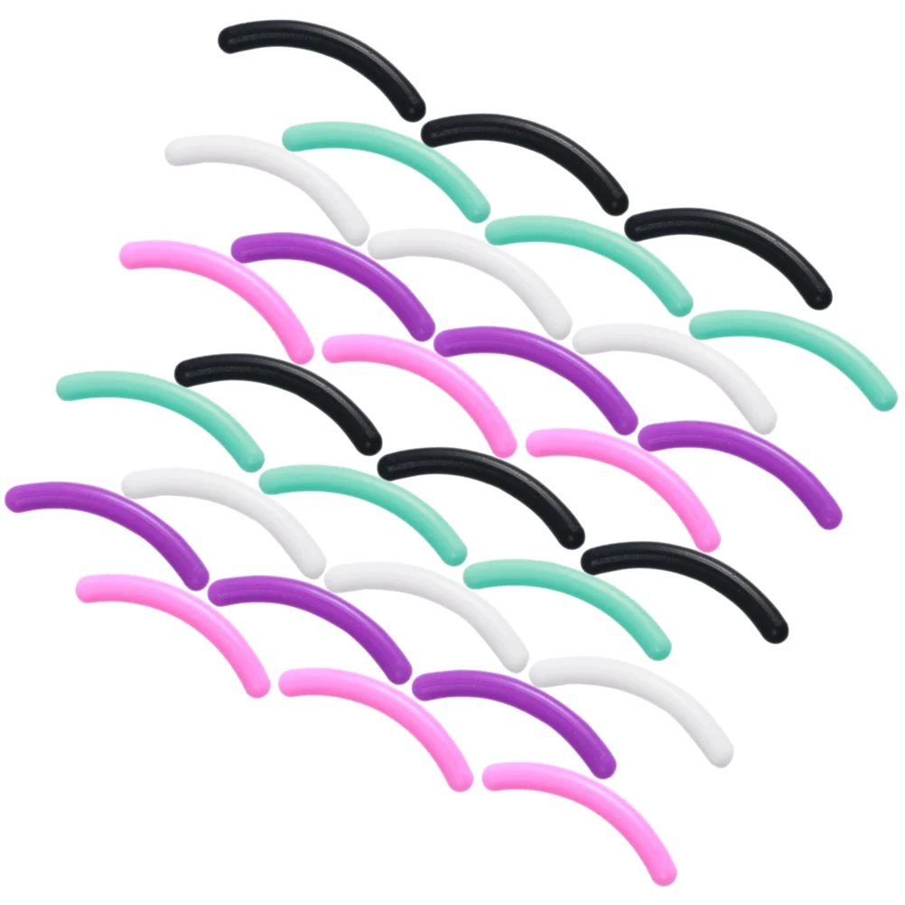 30 Pcs Eyelash Curler Strip Curlers Refills Party Filling Pads Replacement Cushions Silicone