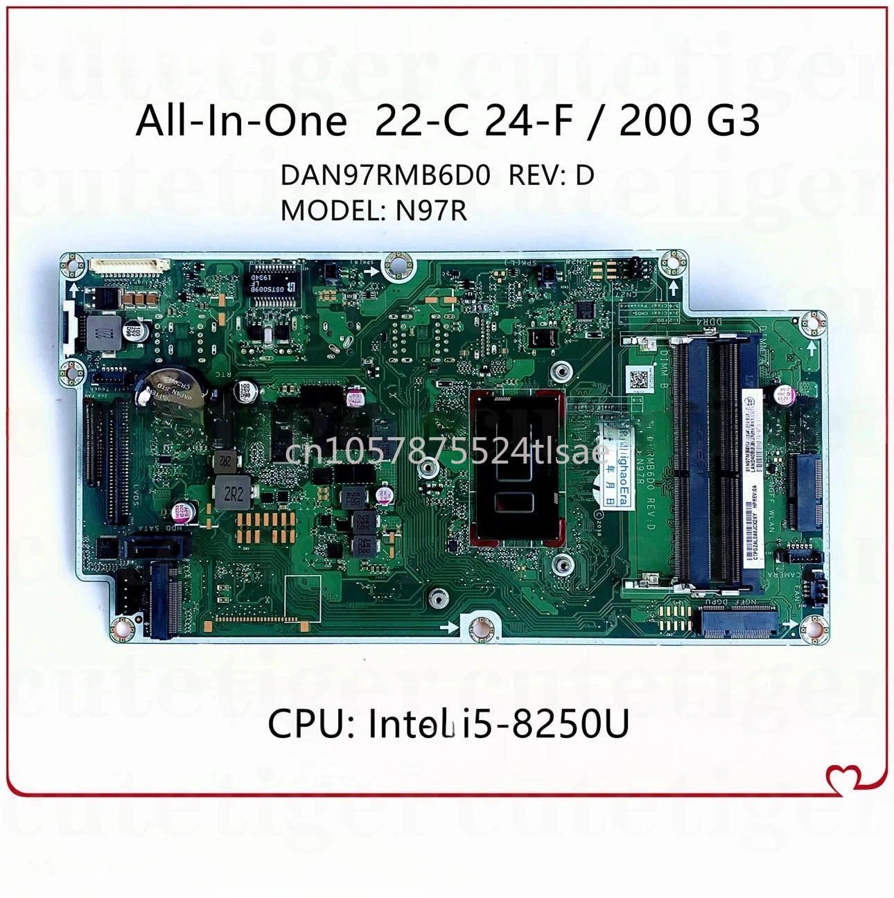22-C 24-F 200 G3 اللوحة الأم المتكاملة DAN97RMB6D0 L13474-601