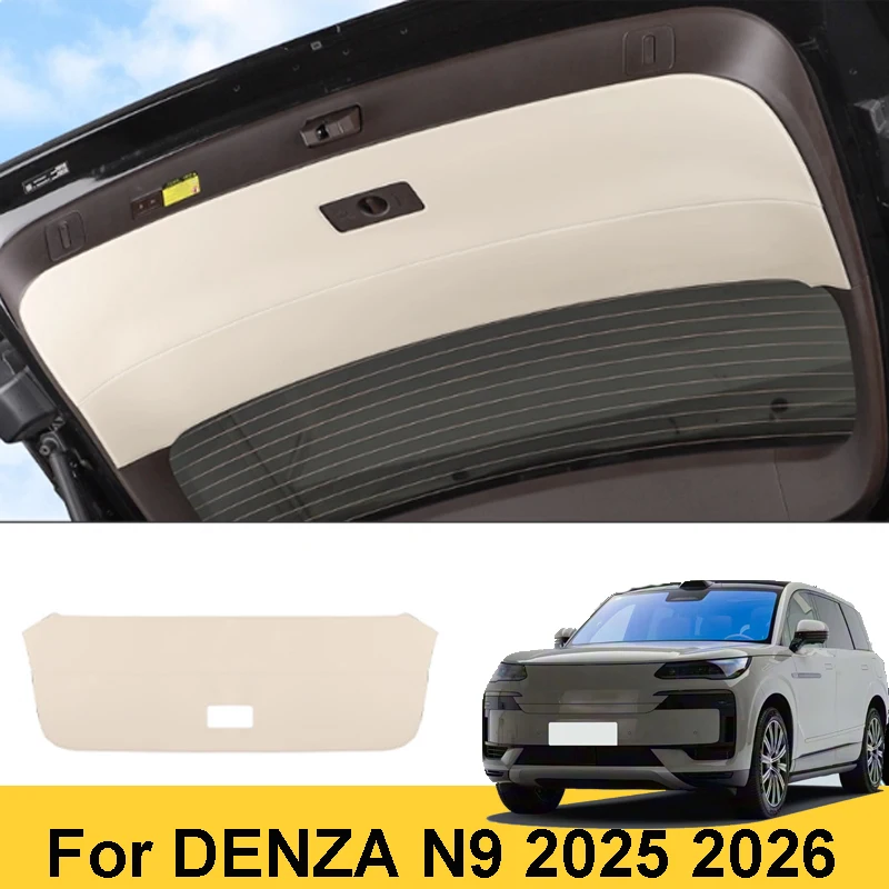 

For DENZA N9 2025 2026 Car Trunk Tailgate Cover Protective Pad Tail Box Anti Kick Pad Anti Scratch Interior Accessories