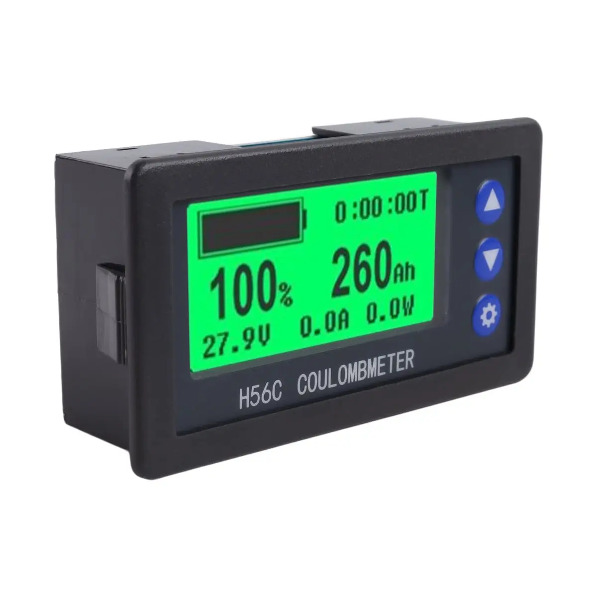 【DT56】H56CS DC100V Coulometer Battery Capacity Tester 20A LCD Backlight Display Digital Ammeter Voltmeter Meter Monitor
