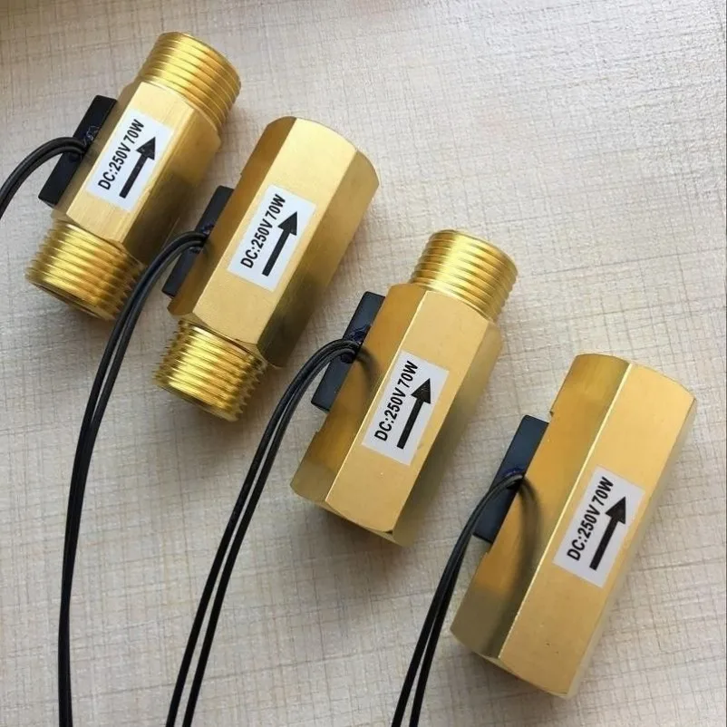 DN15 Water Should Switch DN20 Air Flow Switch 4 Points Water Flow Sensor 2 6 Points All Copper Water Flow Switch