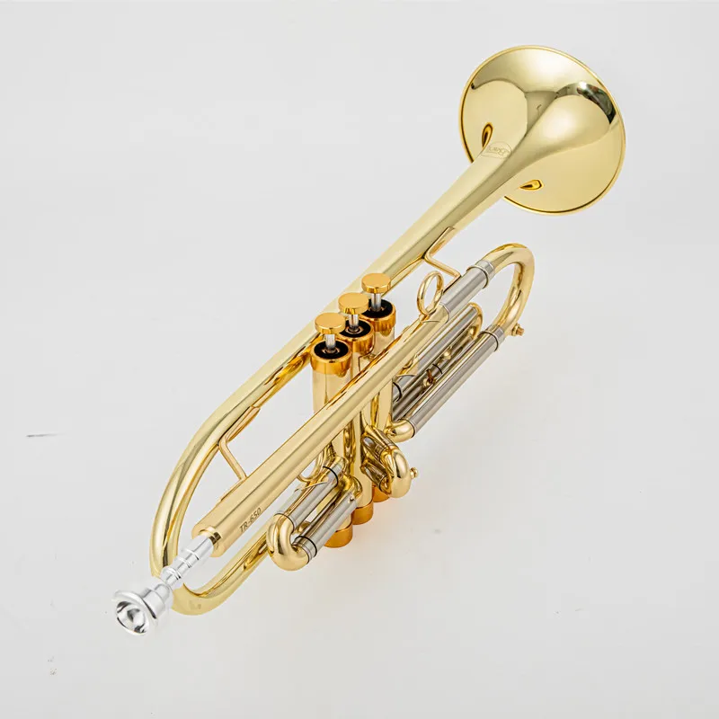 Vincent Bach Trumpet Bb B Flat Brass Exquisite with Mouthpiece Gloves