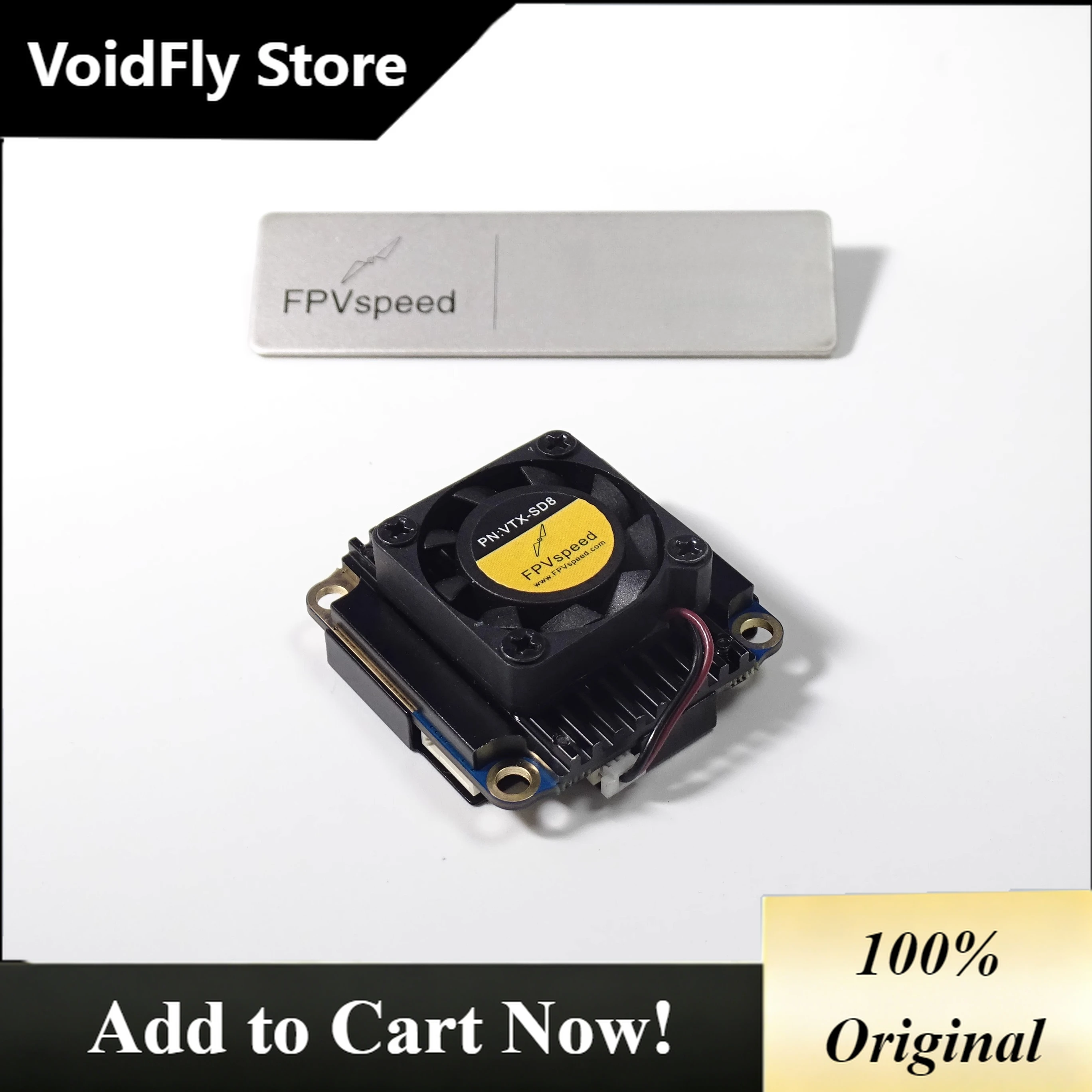 VoidFly FPVspeed VTX-SD8 3.3G 6W 16CH TX W/ Tramp & OSD Config Unmanned Aerial Vehicle Long-range Transmitter Video Glasses Accs