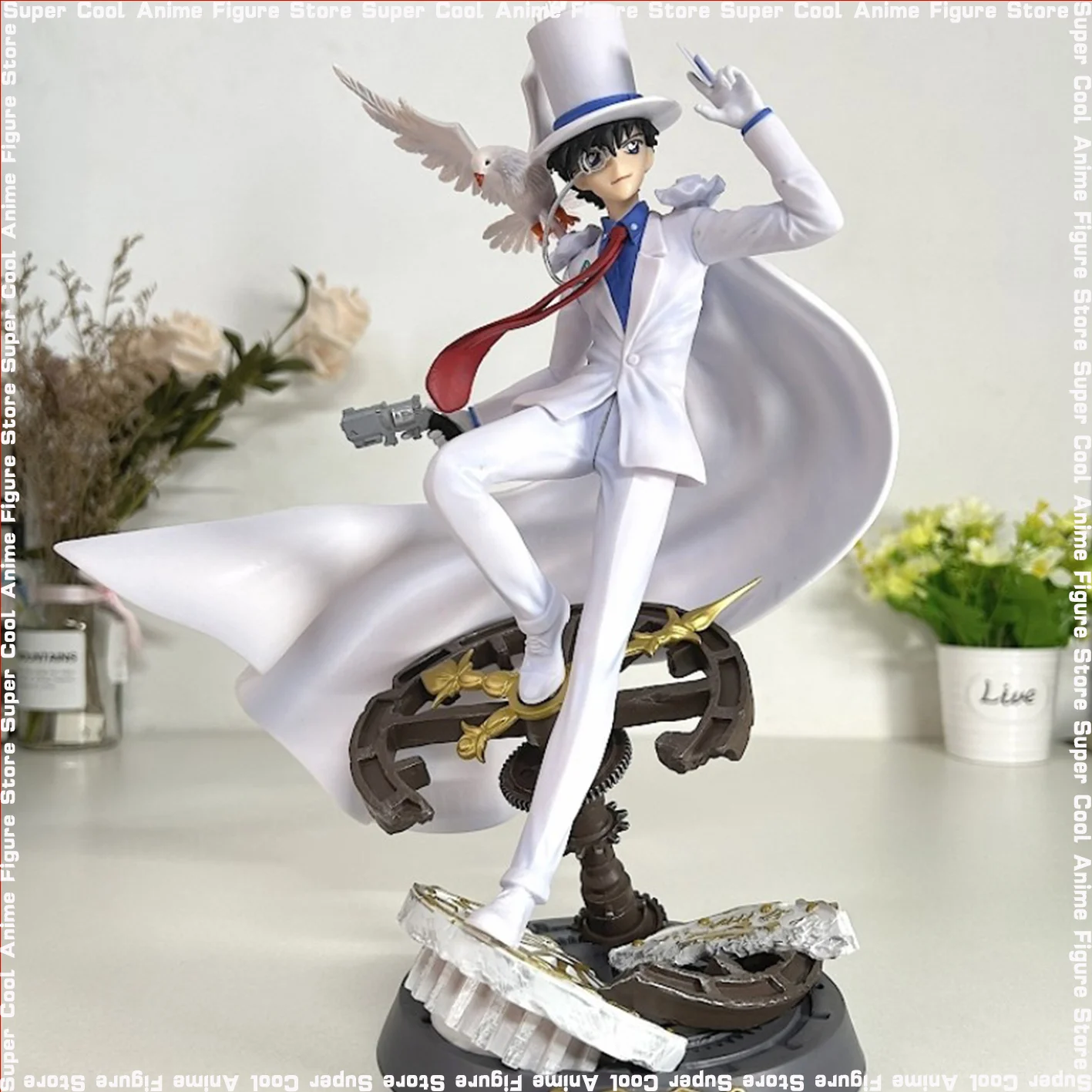 

30cm Detective Conan Kaito Kid Anime Figures Gk Action Figure PVC Decoration Collection Statue Model Toys Kids Birthday Gifts