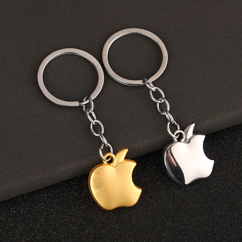 2024 Metal Keychain Key Simulation Apple Keychain Creative Product E-commerce Small Gift Exquisite Keychain For Car