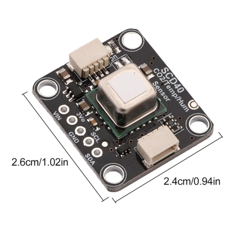 Módulo de Sensor de Gas BNVN-SCD40, Detector de CO2, Sensor de temperatura y humedad de dióxido de carbono, módulo de Sensor de Gas de comunicación I2C