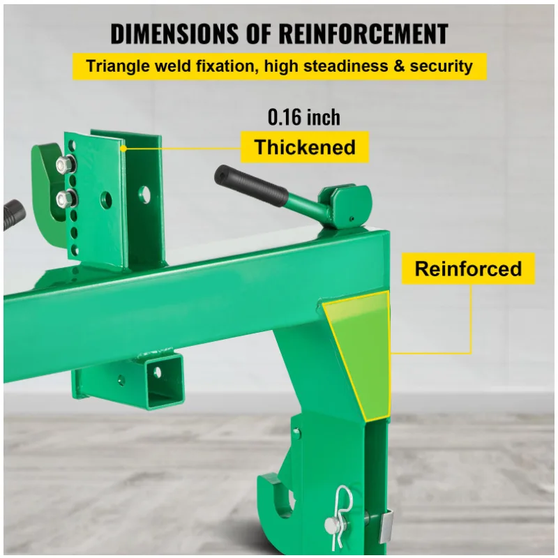 Tractor Three Point Quick Change - Green 3000 Pounds Lifting Capacity Tractor Quick Hook No Welding