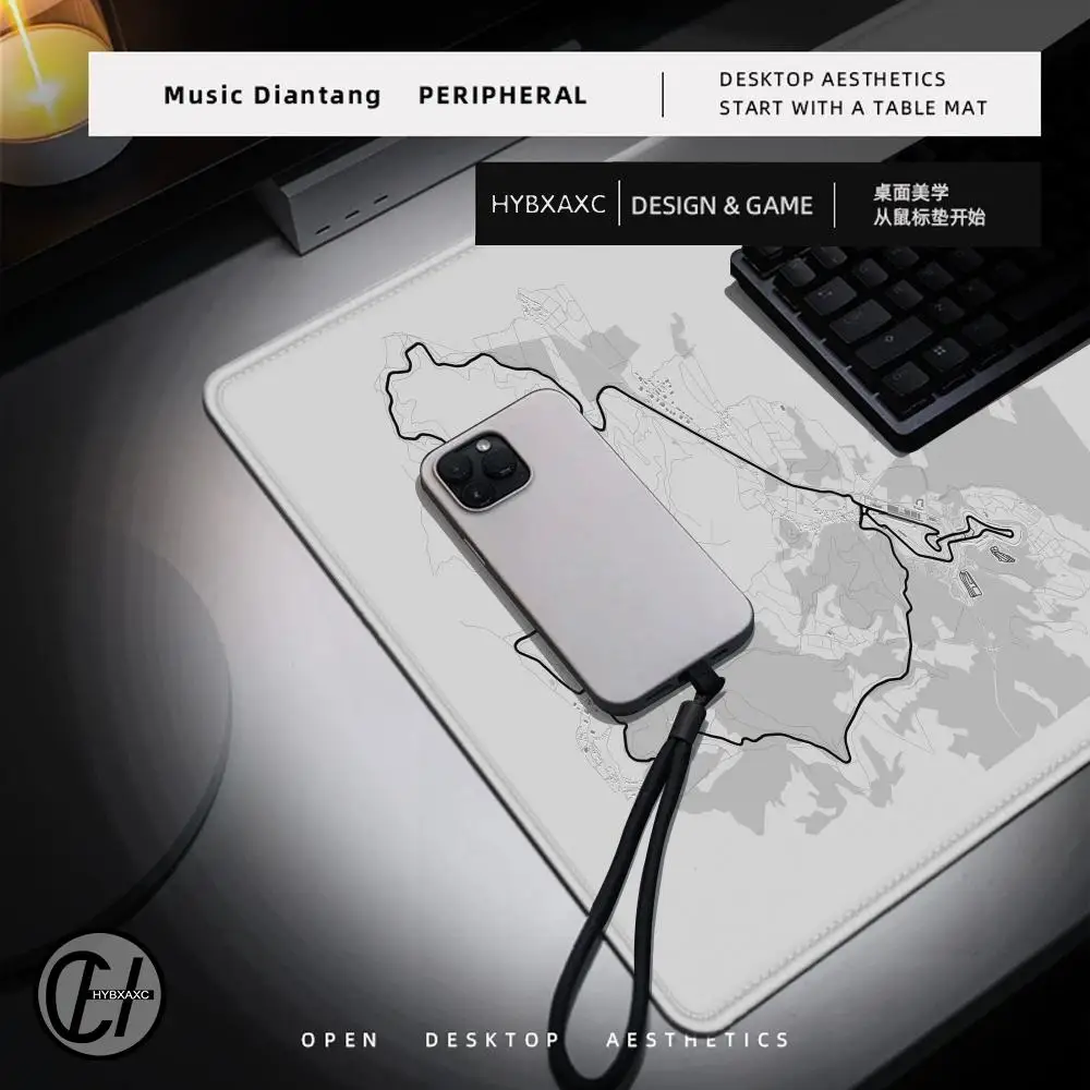 フォーミュラ 1 レーシングサーキットマウスパッドデスクマウスパッドかわいい HD デスクパッド拡張ゲーミングキーボードマット大 XXL ゲーマーマウスパッド 100x50