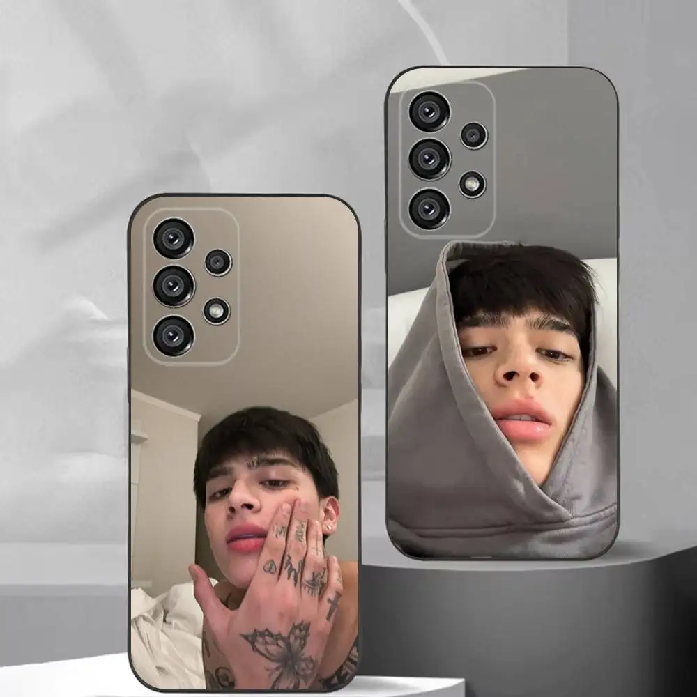 Singer Max Valenzuela Phone Case For Samsung S25,S24,S21,S22,S23,S30,Ultra,S20,Plus,Fe,Lite,Note,10,9,5G Black Cover