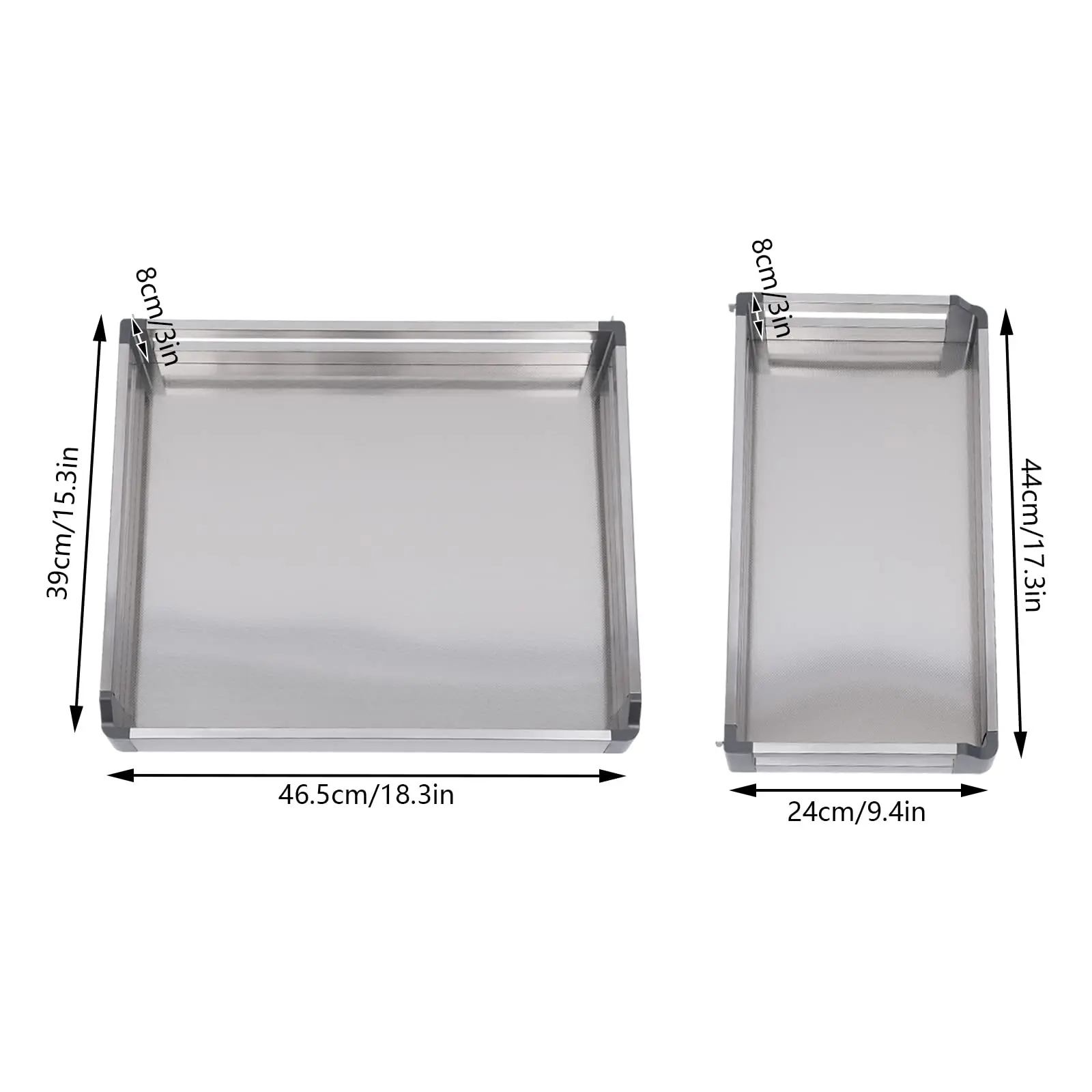 خزانة زاوية عمياء يمين قابلة للسحب، منظم خزانة أعمى محسن الزاوية قابل للتعديل، إغلاق ناعم من الكروم لمطعم المطبخ #3