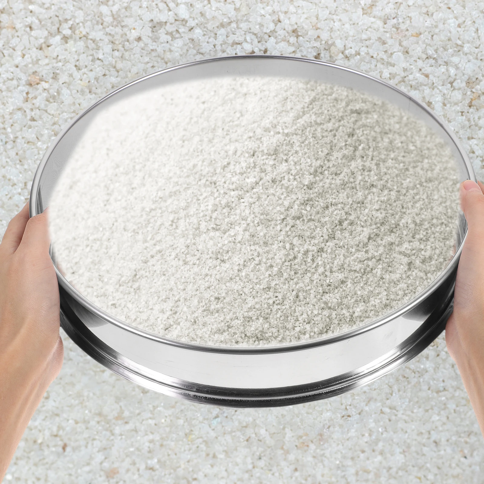 

Stainless Steel 30cm Silver Pollen Extractor Sifter Mesh Filter Stackable Herbal Resin Powder Silica Sand Kitchen Tool