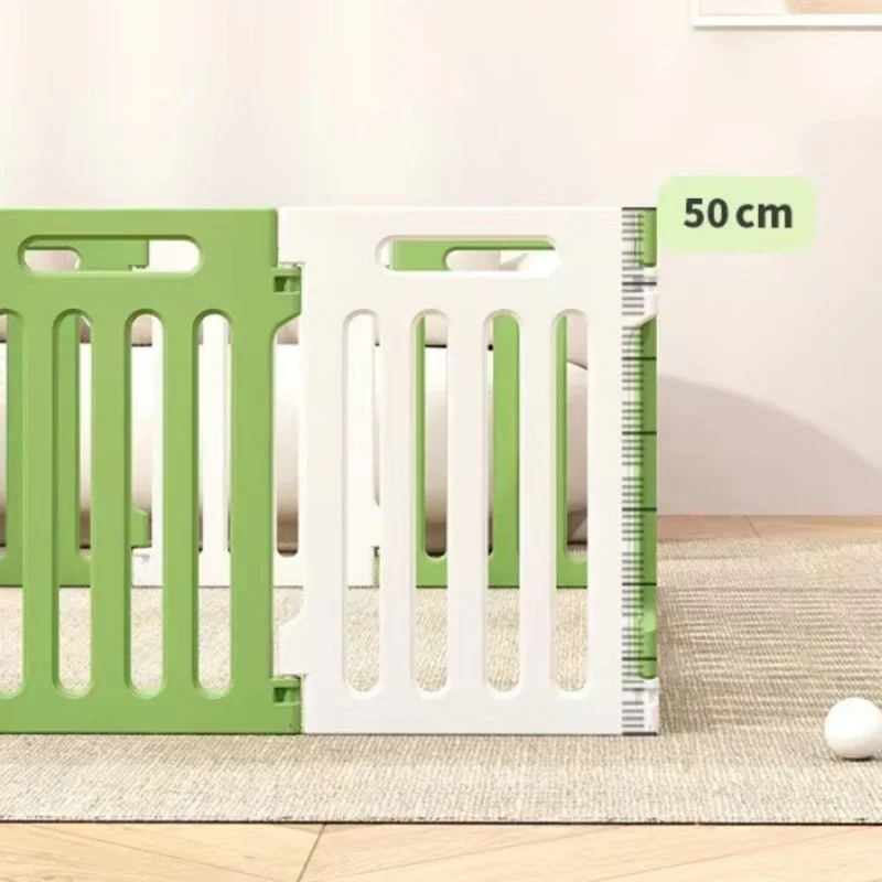 Pet Indoor Isolation Fence Household Small Dog Cage Portable Puppy Barrier Plastic Puppy Box Dog Fence 50cm Height Pet Product