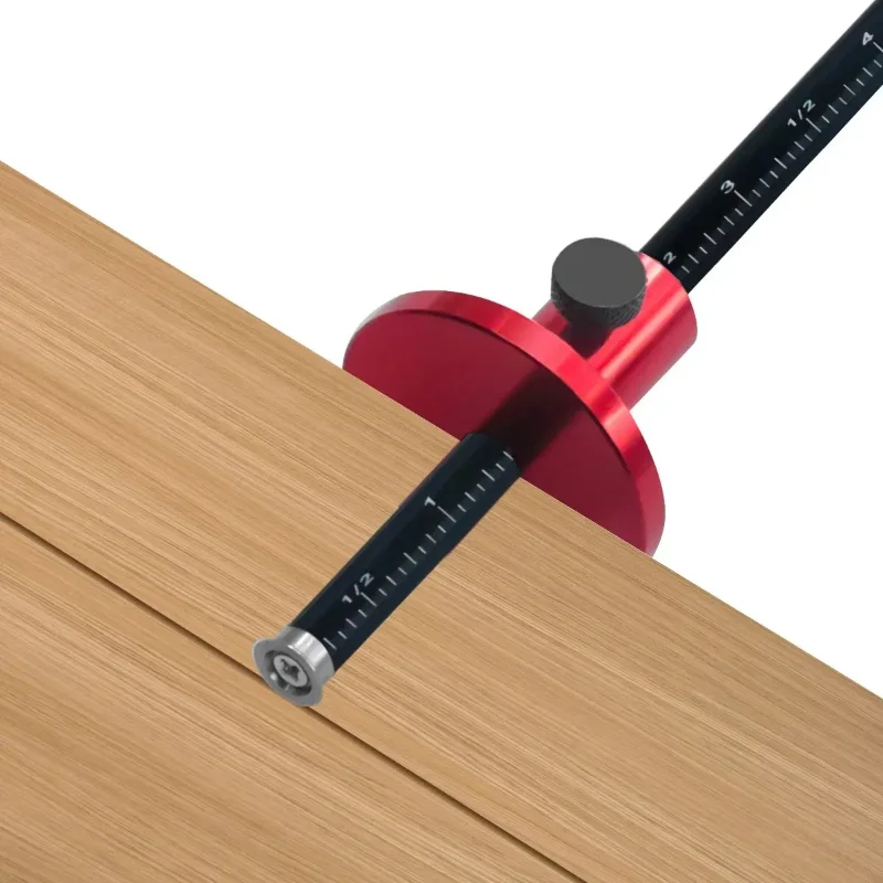 Woodworking Scriber And Marking Tools - With Inch And Mm Scale For Drawing Parallel Lines Mortise Measuring And Layout Caliper