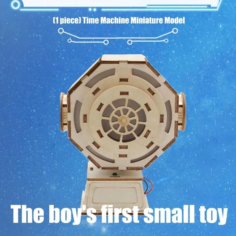 Hölzerne Zeitmaschinen-Montagesätze, Bastelprojekt-Spielzeug für Kinder, sicheres Lernspielzeug zur Stimulierung von Kreativität