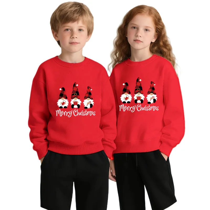 

Spring/autumn Christmas Baby Girl Minnie Sweatshirt Loose Long Sleeve Tops Cartoon Children Hoodies Pullovers Boys Clothes