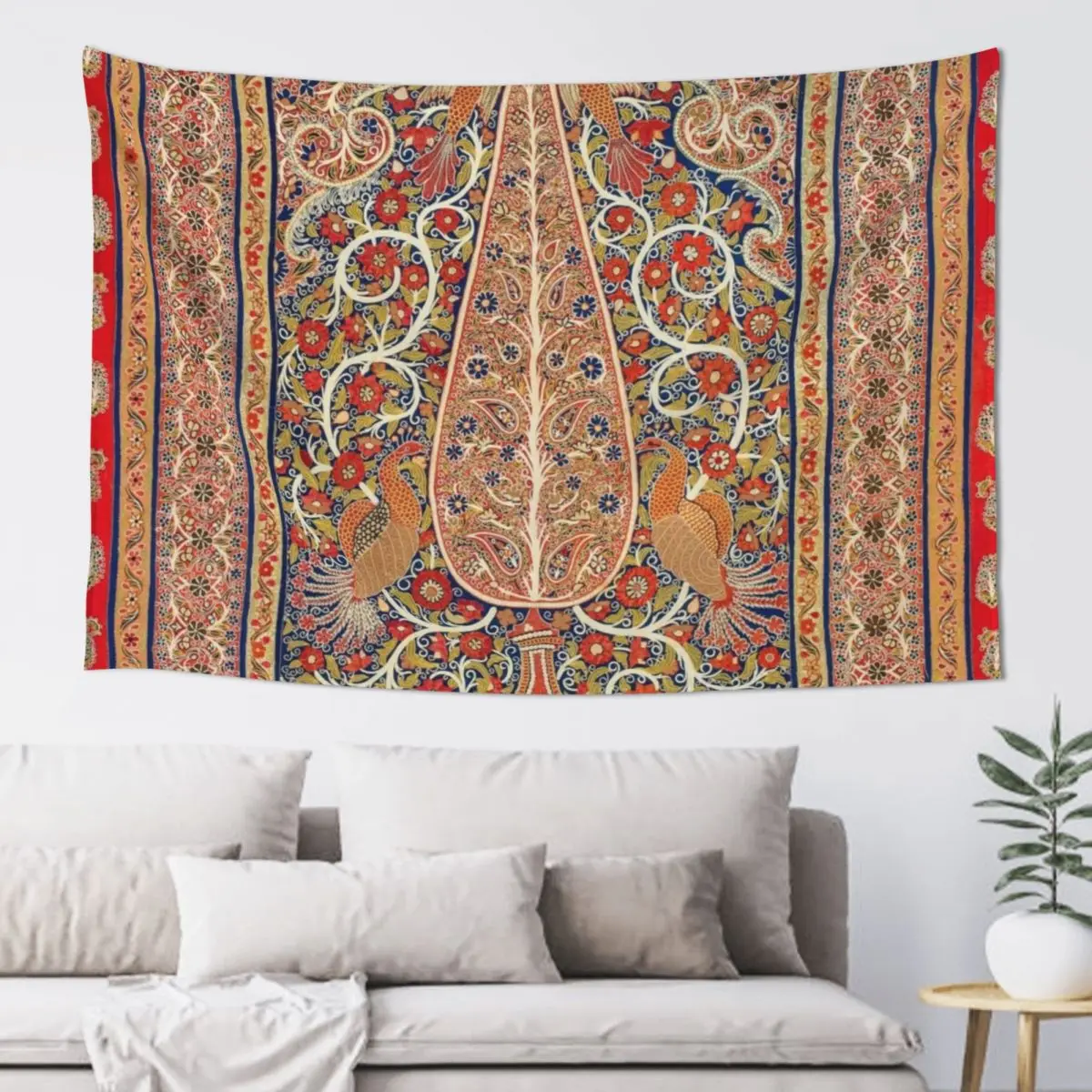 

Resht Antique Persian Wall Hanging Print Tapestry Home Decorations Aesthetic Wall Hanging Custom Tapestry