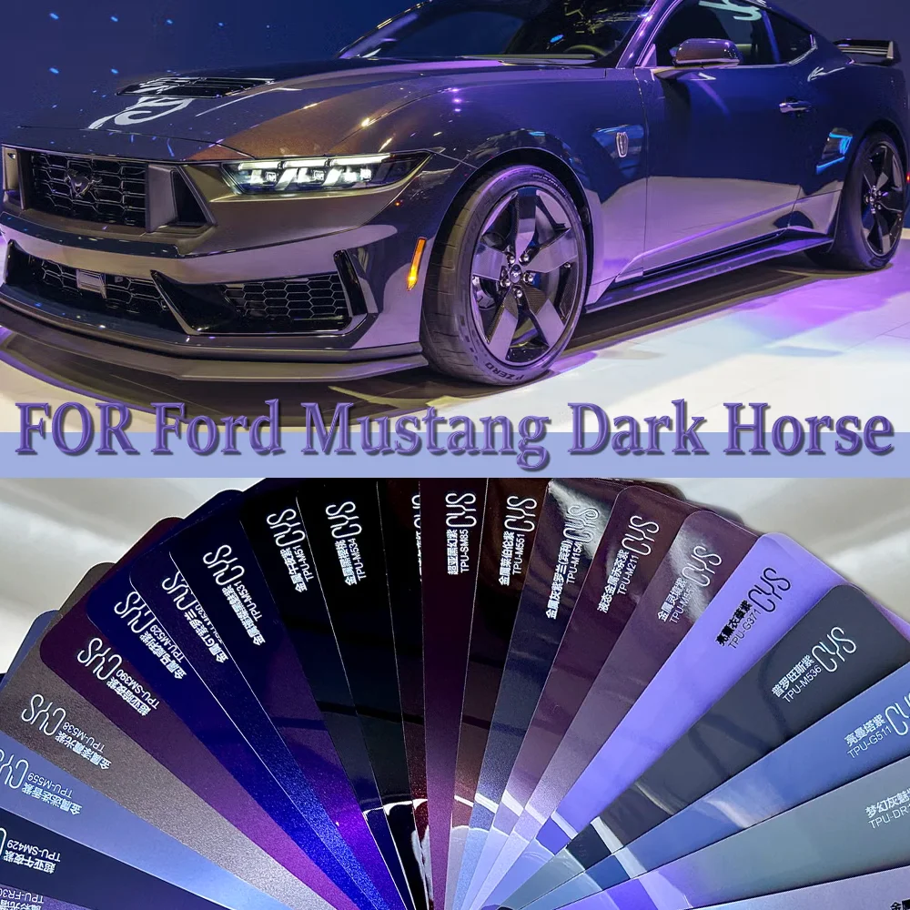 

Car Paint Protection Film Pre Cut TPU PPF Clear Film Body Sticker Bra Kit Styling Decor For Ford Mustang Dark Horse 2024 2025