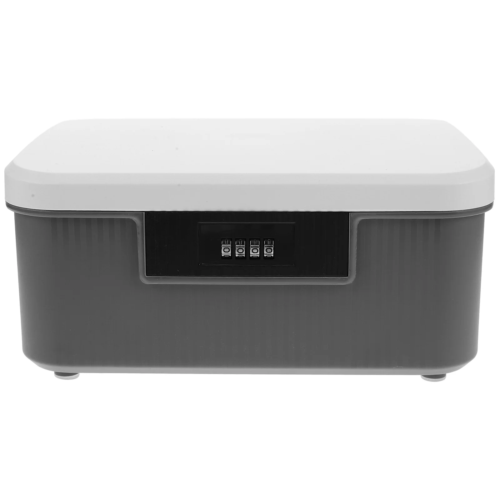 

Lockable Storage Box with Combination Lock - Secure Plastic Organizer for Home Office School Travel Documents Jewelry Large