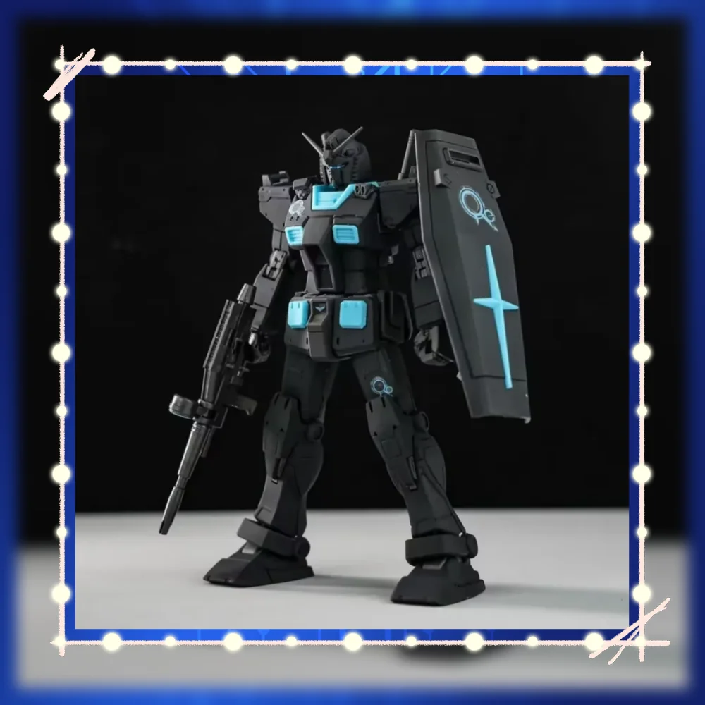 Ganso RX-78-2 Toy 1/144 Scale Neon Blue Recolor Limited Edition Assembly Model Kit Action Figure Collectible Toy For Fans-image