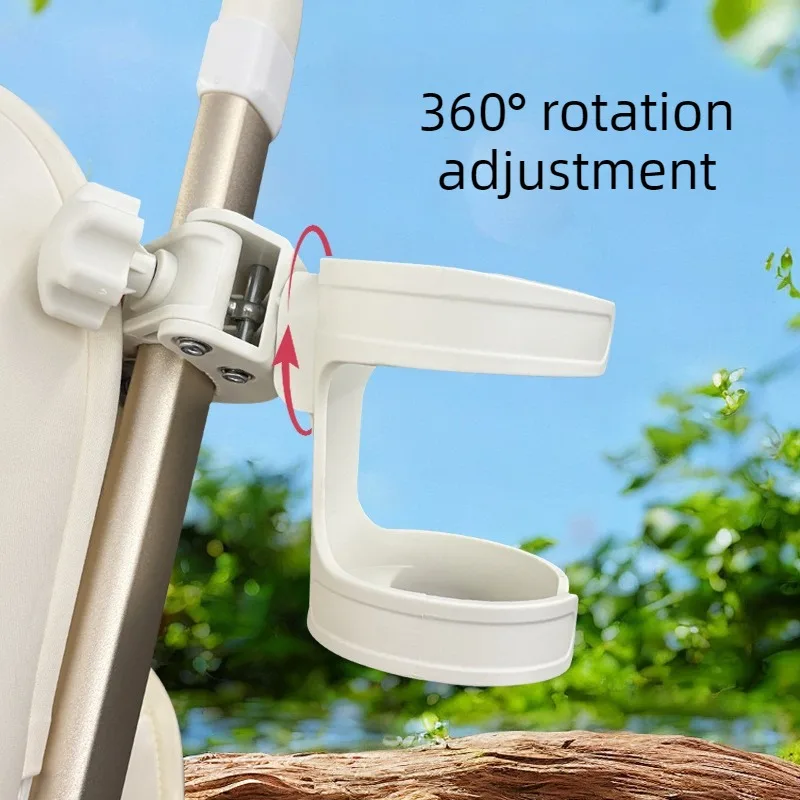 Rotatable Pet Stroller Cup Holder Adjustable Multifunctional Pets Strollers Cups Holders Portable Modern Minimalist Cups Holders