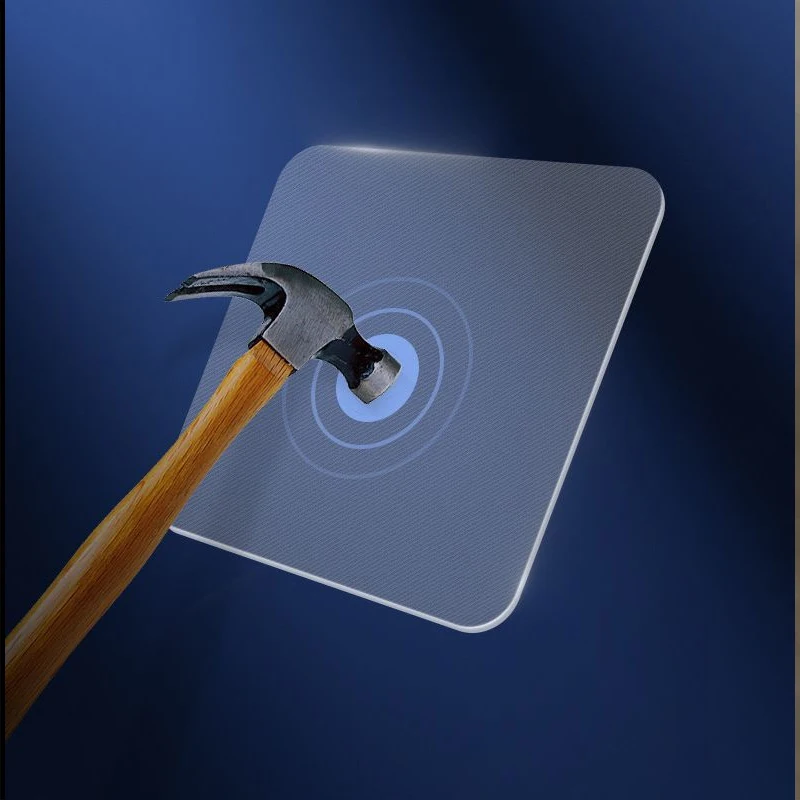 Podkładka pod mysz z niebieskimi włosami, szklana, bez obszycia, prosta podkładka z tekstem, mata na biurko dla ucznia, podkładka pod mysz komputerową, mata na biurko pod laptopa.