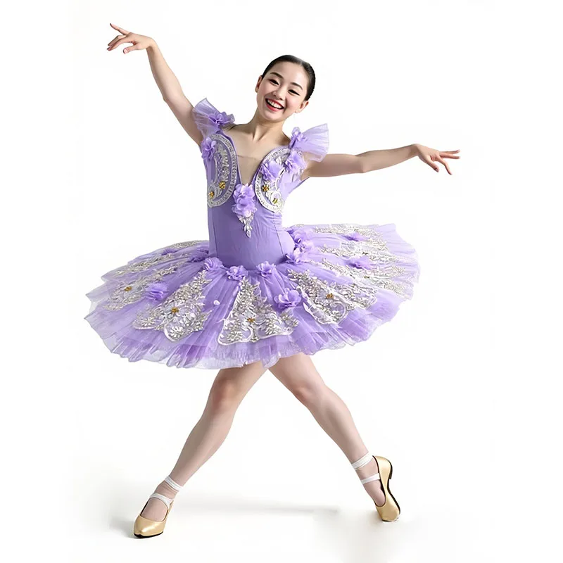 summer-family-matching-outfits-tutu-mother-kids-ballet-leotard-dress-girl-dance-costume-mom-daughter-women-clothes-girls-dresses