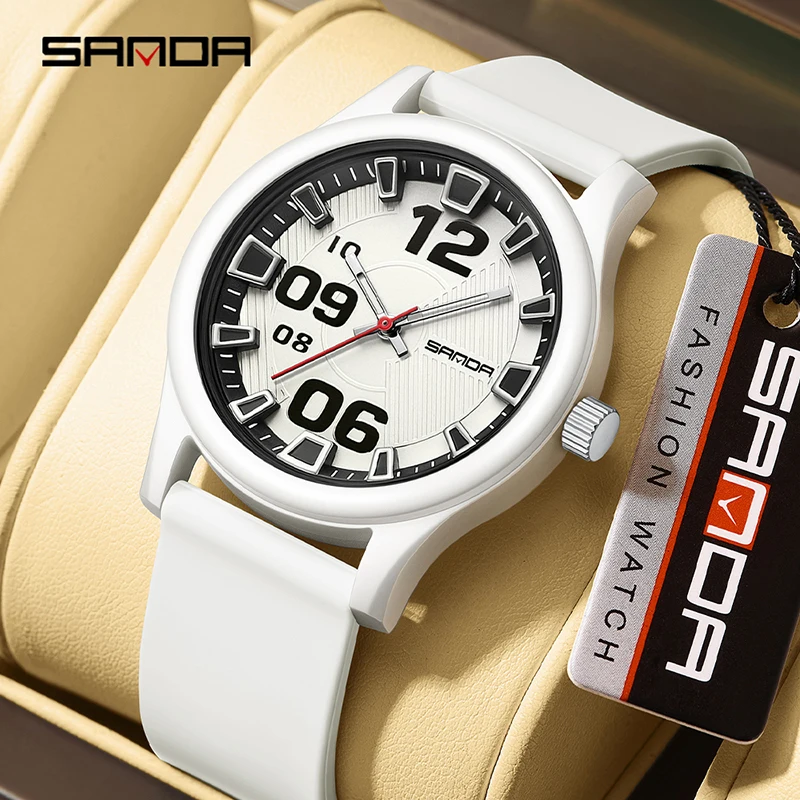 SANDA 3252 Quartz Watch Popular Style Waterproof Suitable for Sports and Life is a Gift for Frien Fashion and Simple Student