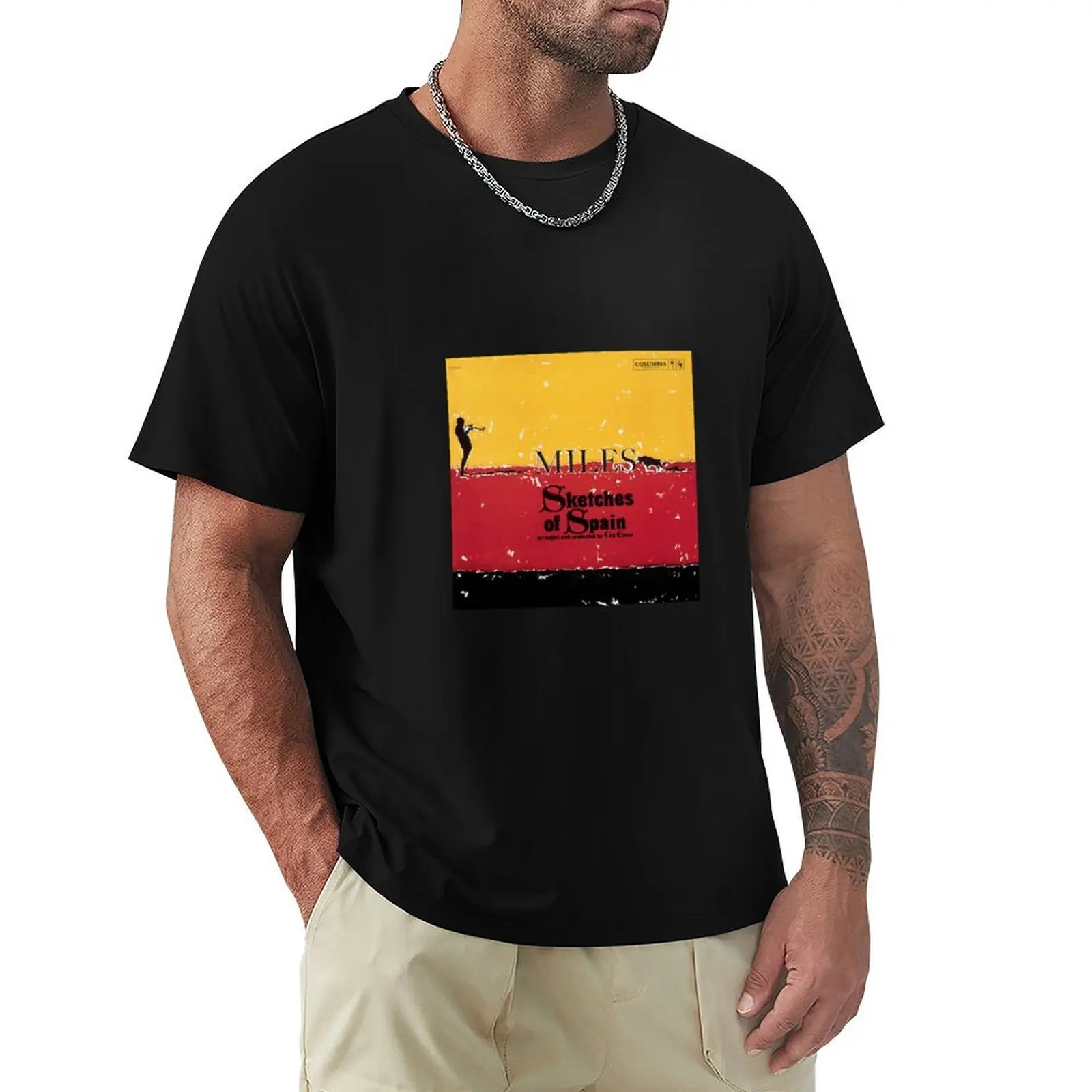 

Sketches of spain T-Shirt baggy shirts affliction shirts vintage clothes t shirts for men cotton