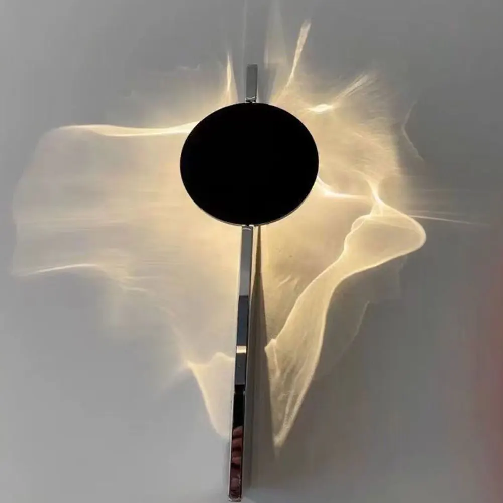 

Светодиодный настенный светильник из гофрированного картона, современный настенный светильник для веранды, креативные поворотные настенные светильники для гостиной, спальни, изголовья кровати, коридора, светодиодный светильник