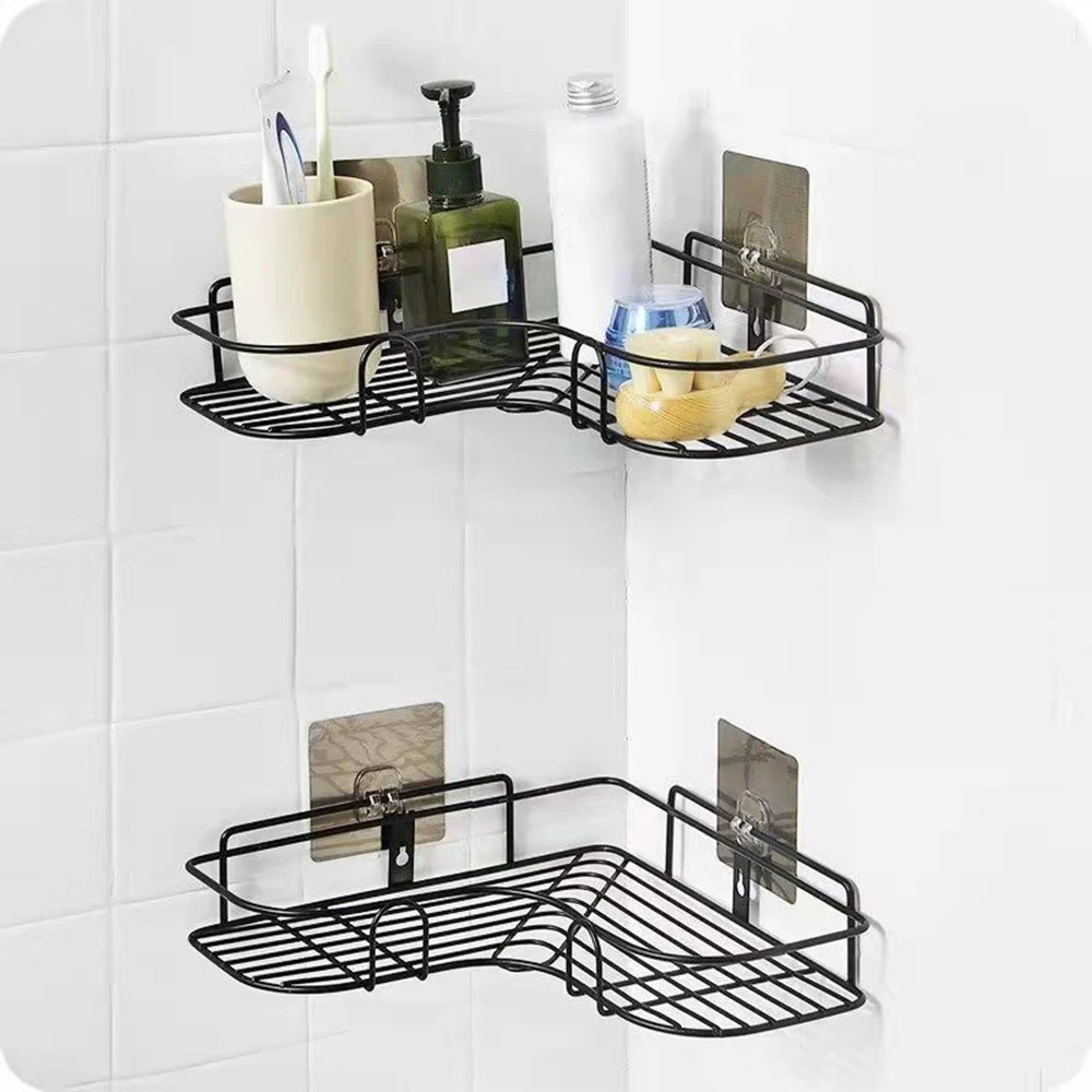 5/10pcs Self-adhesive Shelf Stickers Hook Holder Wall Storage Rack Snap Hanger Insert Clamp Bracket Clear Waterproof 6/7/8/16cm