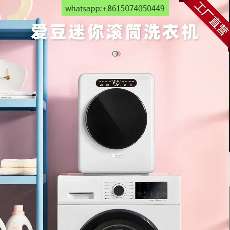 Touch mini fully automatic drum washing machine for high-temperature cooking of mother and baby underwear at night