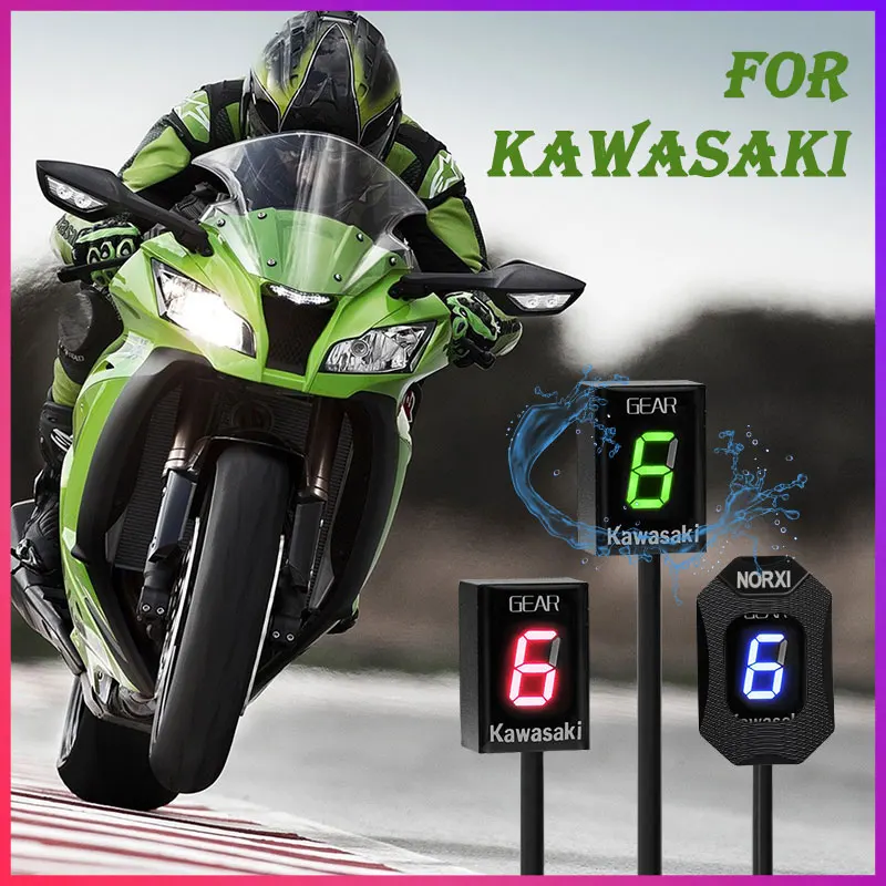 

For gear indicator kawasaki z750 Z750R Z800 Z800e Z1000 ER6N ER6F Versys 650 Ninja 300 400 Z650 6 Gear